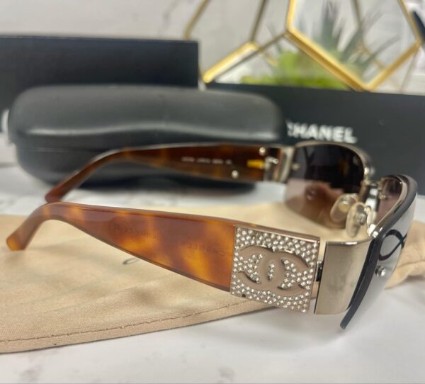 Chanel Sunglasses with Rhinestone - Image 4