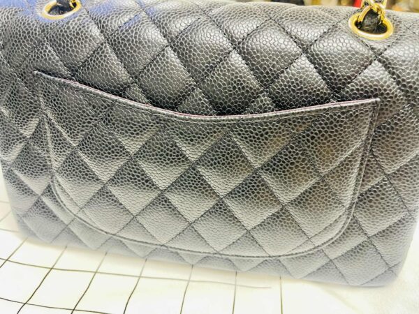 👜 CHANEL Classic Double Flap Bag – Small Caviar Leather - Image 3