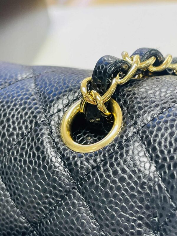 👜 CHANEL Classic Double Flap Bag – Small Caviar Leather - Image 5