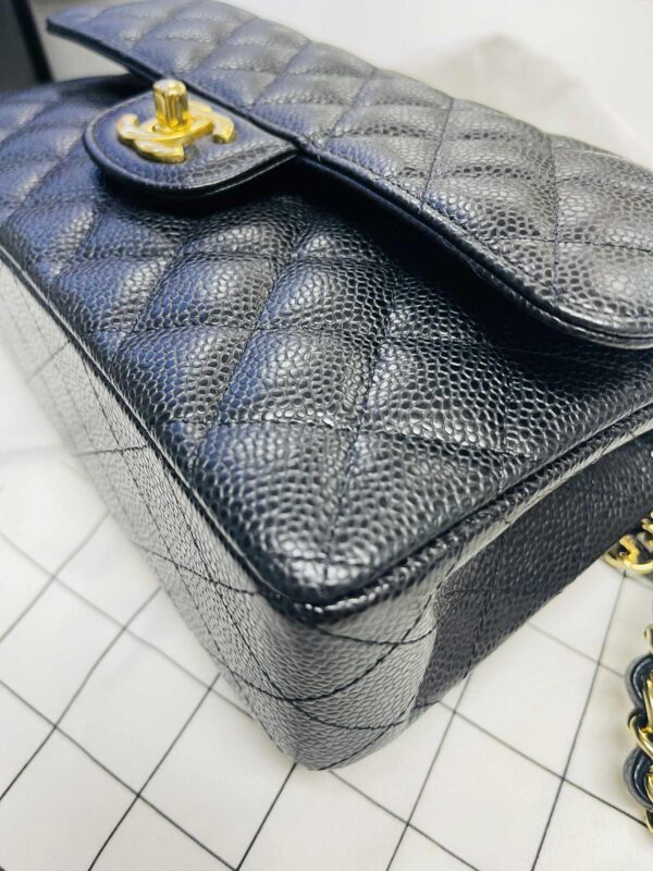 👜 CHANEL Classic Double Flap Bag – Small Caviar Leather - Image 7
