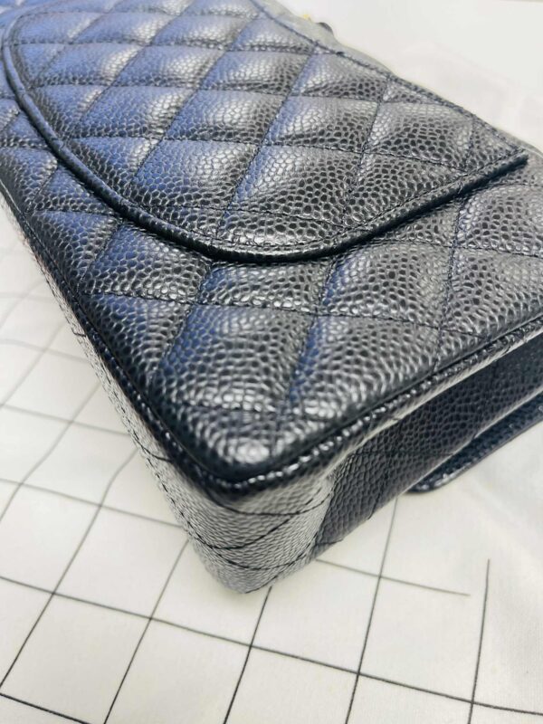 👜 CHANEL Classic Double Flap Bag – Small Caviar Leather - Image 9