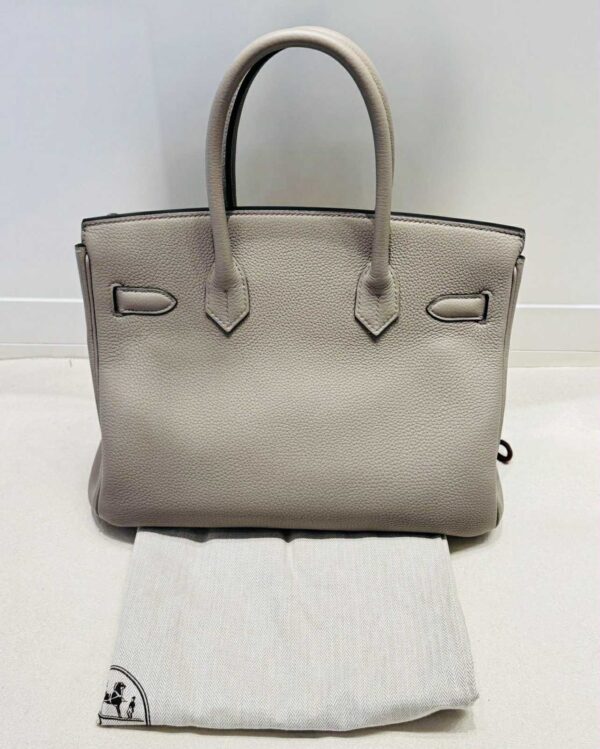 👜 Hermès Birkin 30 – Etain Togo – 2018 - Image 15