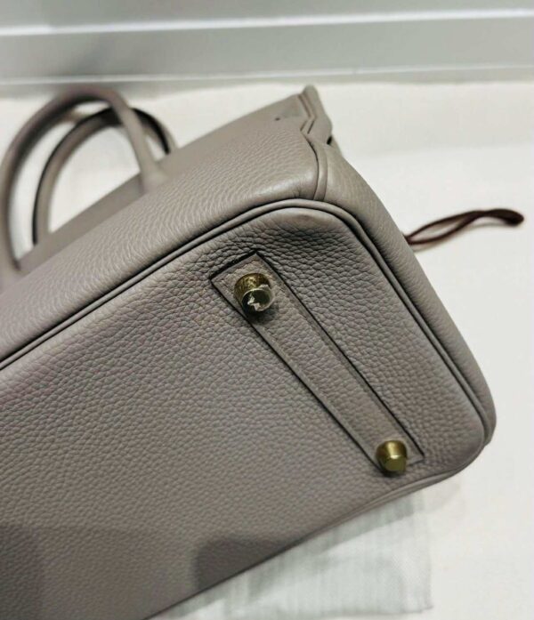 👜 Hermès Birkin 30 – Etain Togo – 2018 - Image 7