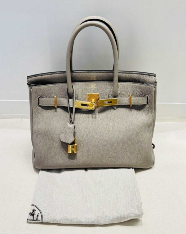 👜 Hermès Birkin 30 – Etain Togo – 2018